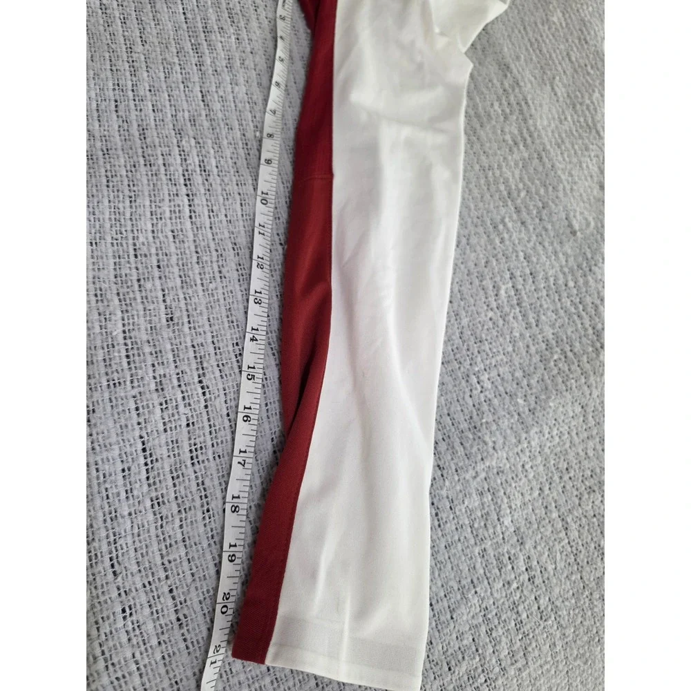 Nike Arkansas Razorbacks Dri-FIT Long Sleeve Shirt Mens Medium Red White HO14